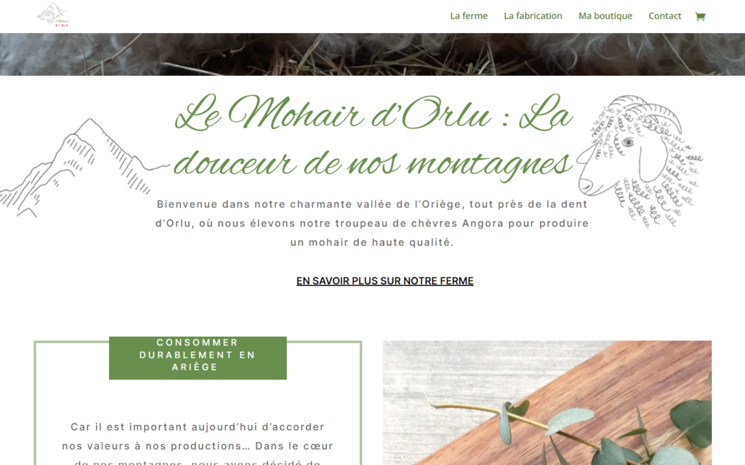 Site internet Mohair d’Orlu