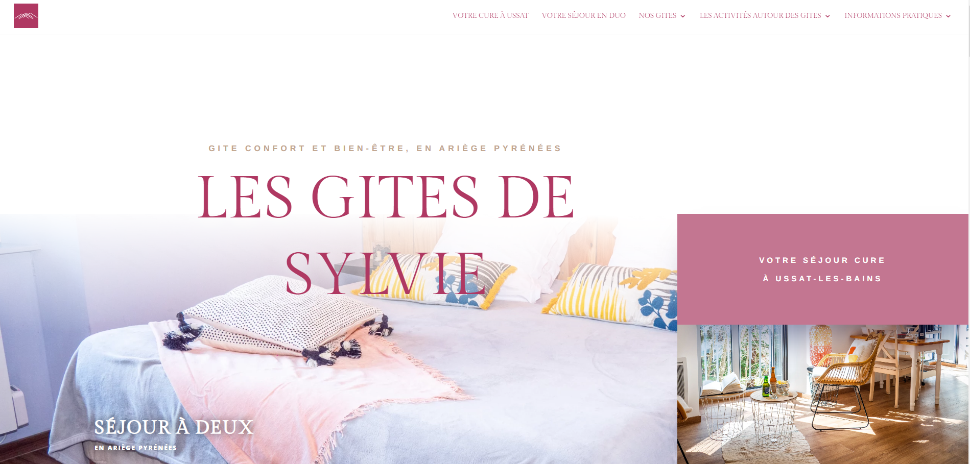 site internet pour gites de sylvie